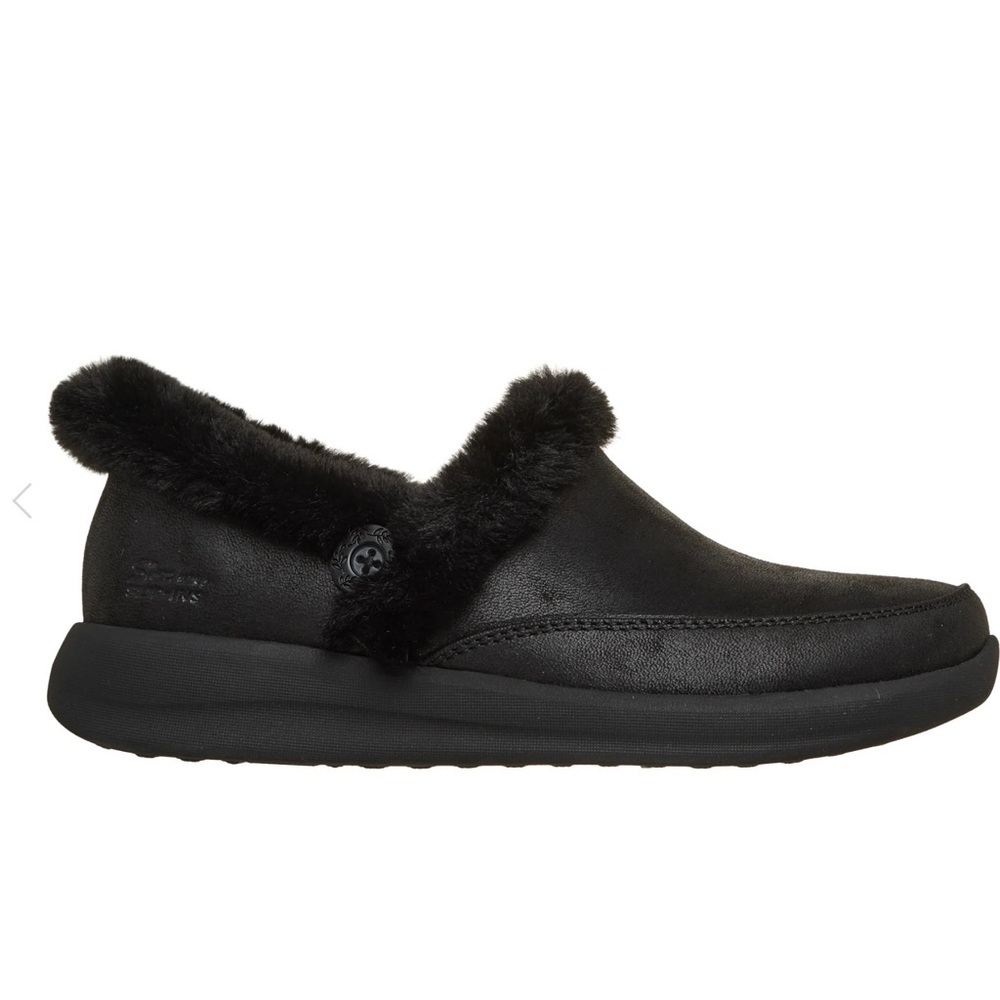 Skechers Women's Black Ankle Booties, Cozy Escape, size 8